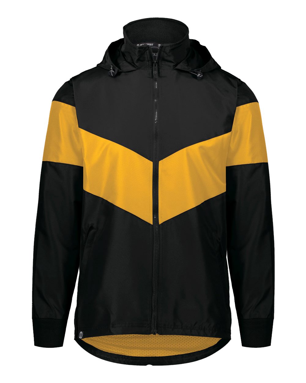 Holloway Men's Potomac Hooded Jacket. 229527 - Black/ Gold