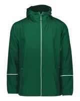 Holloway Men's Packable Hooded Jacket. 229582 - Dark Green