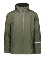 Holloway Men's Packable Hooded Jacket. 229582 - Olive