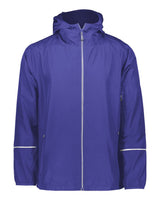 Holloway Men's Packable Hooded Jacket. 229582 - Purple