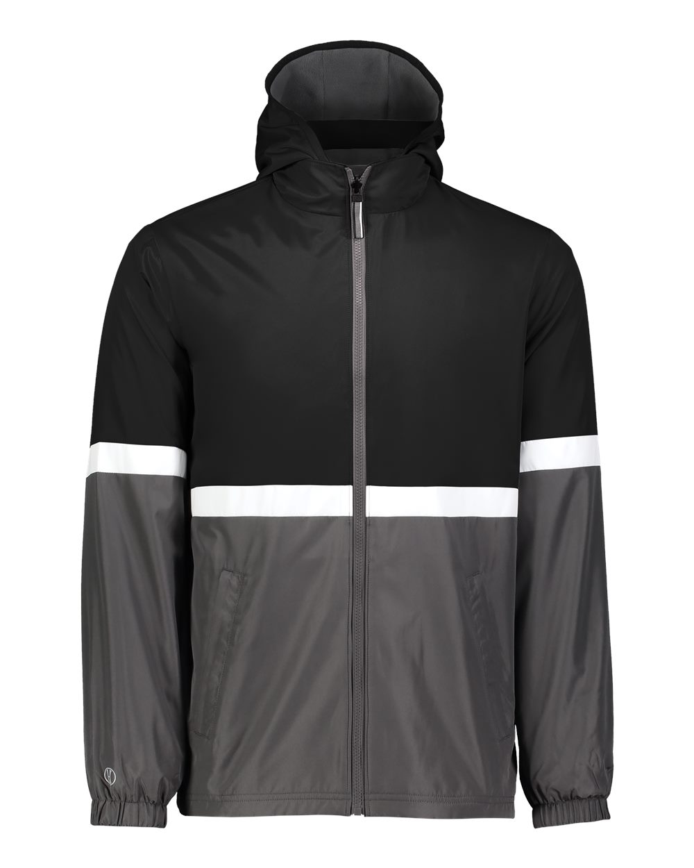 Holloway Men's Turnabout Reversible Hooded Jacket. 229587 - Black/ Carbon