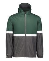 Holloway Men's Turnabout Reversible Hooded Jacket. 229587 - Dark Green/ Carbon