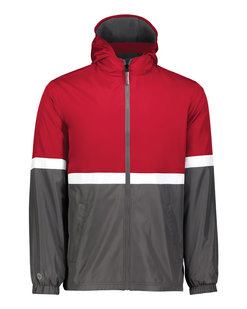 Holloway Men's Turnabout Reversible Hooded Jacket. 229587 - Scarlet/ Carbon