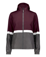 Holloway Women's Turnabout Reversible Hooded Jacket. 229787 - Maroon/ Carbon
