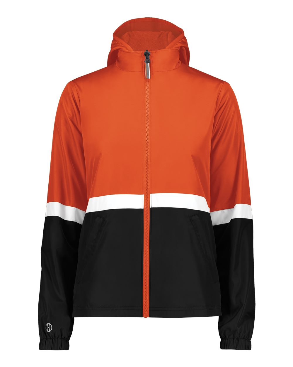 Holloway Women's Turnabout Reversible Hooded Jacket. 229787 - Orange/ Black