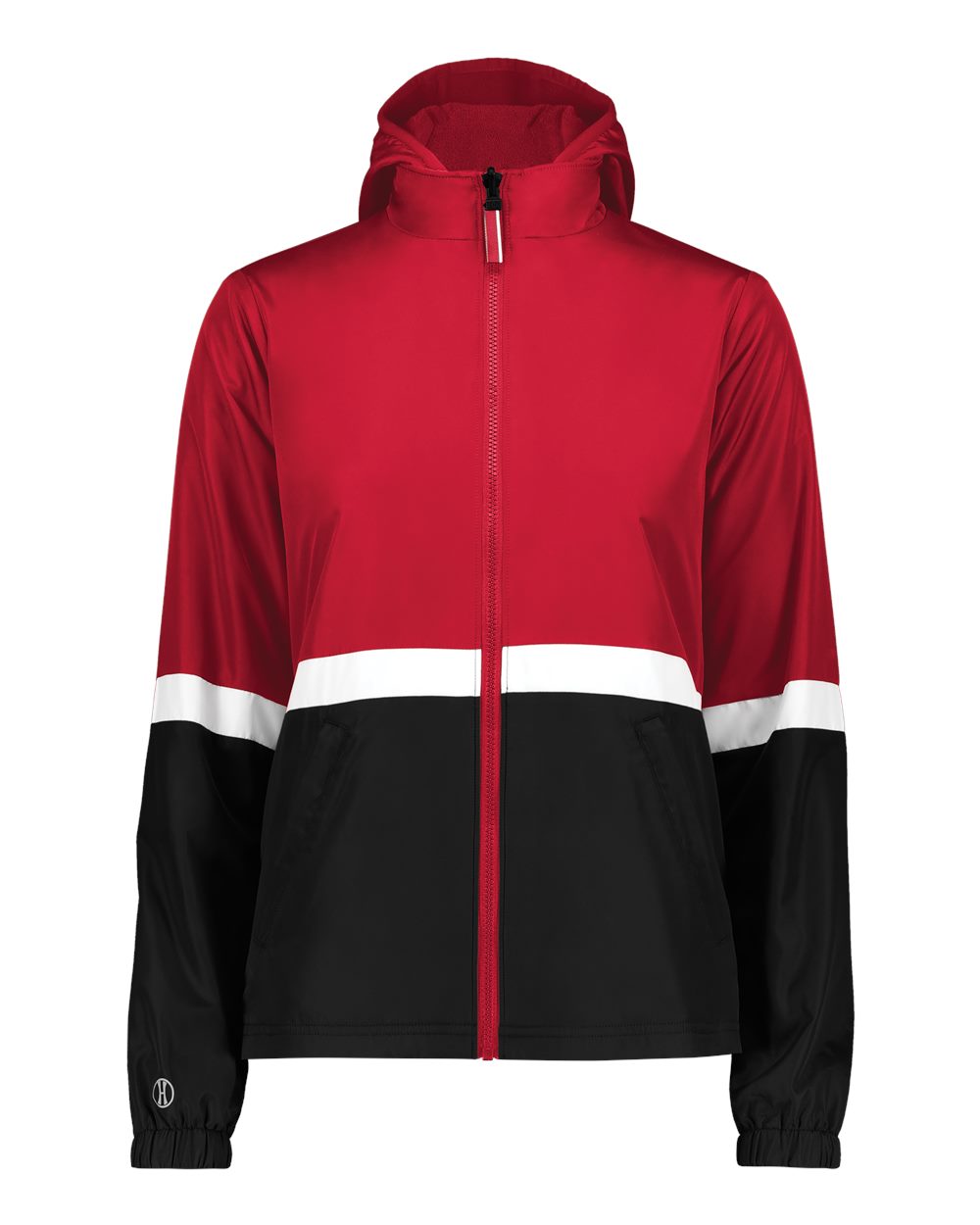 Holloway Women's Turnabout Reversible Hooded Jacket. 229787 - Scarlet/ Black