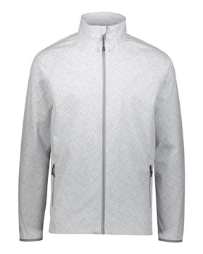 Holloway Men's Featherlight Soft Shell Jacket. 229521 - Arctic Haze Print