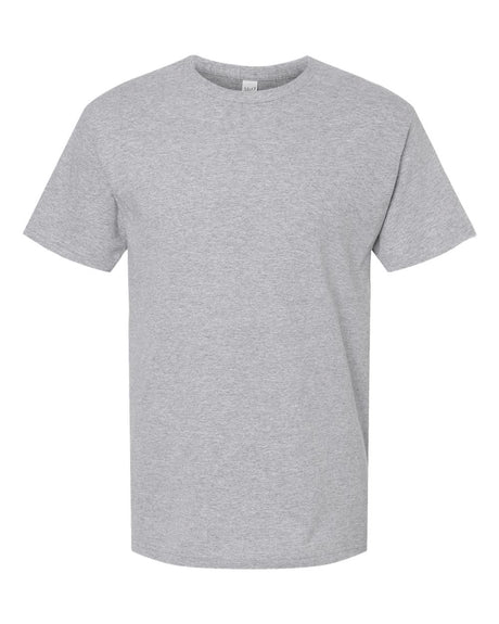 M&O Men's Gold Soft Touch T-Shirt. 4800 - Athletic Grey