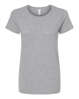 M&O Women's Gold Soft Touch T-Shirt. 4810 - Athletic Grey