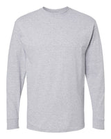 M&O Unisex Gold Soft Touch Long Sleeve T-Shirt. 4820 - Athletic Grey