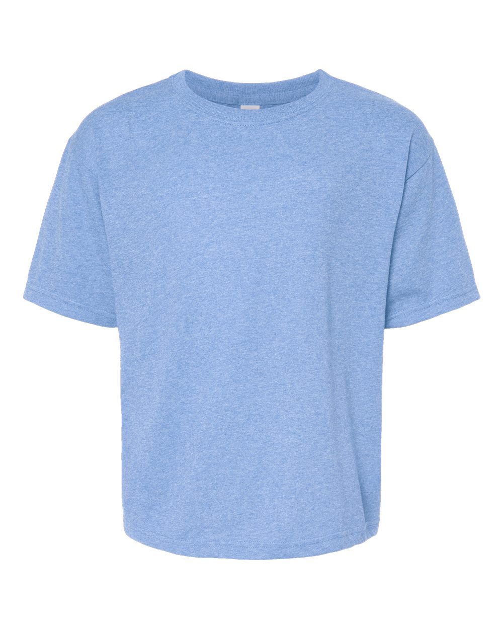 M&O Youth Gold Soft Touch T-Shirt. 4850 - Light Blue Heather
