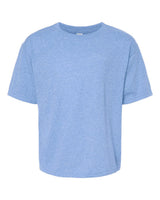 M&O Youth Gold Soft Touch T-Shirt. 4850 - Light Blue Heather