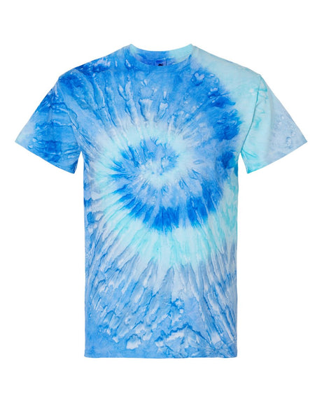 Colortone Unisex Multi-Color Tie-Dyed T-Shirt. 1000 - Blue Jerry