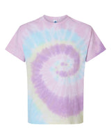 Colortone Unisex Multi-Color Tie-Dyed T-Shirt. 1000 - Jellybean