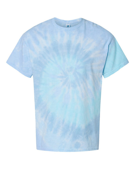 Colortone Unisex Multi-Color Tie-Dyed T-Shirt. 1000 - Lagoon