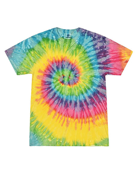 Colortone Unisex Multi-Color Tie-Dyed T-Shirt. 1000 - Saturn