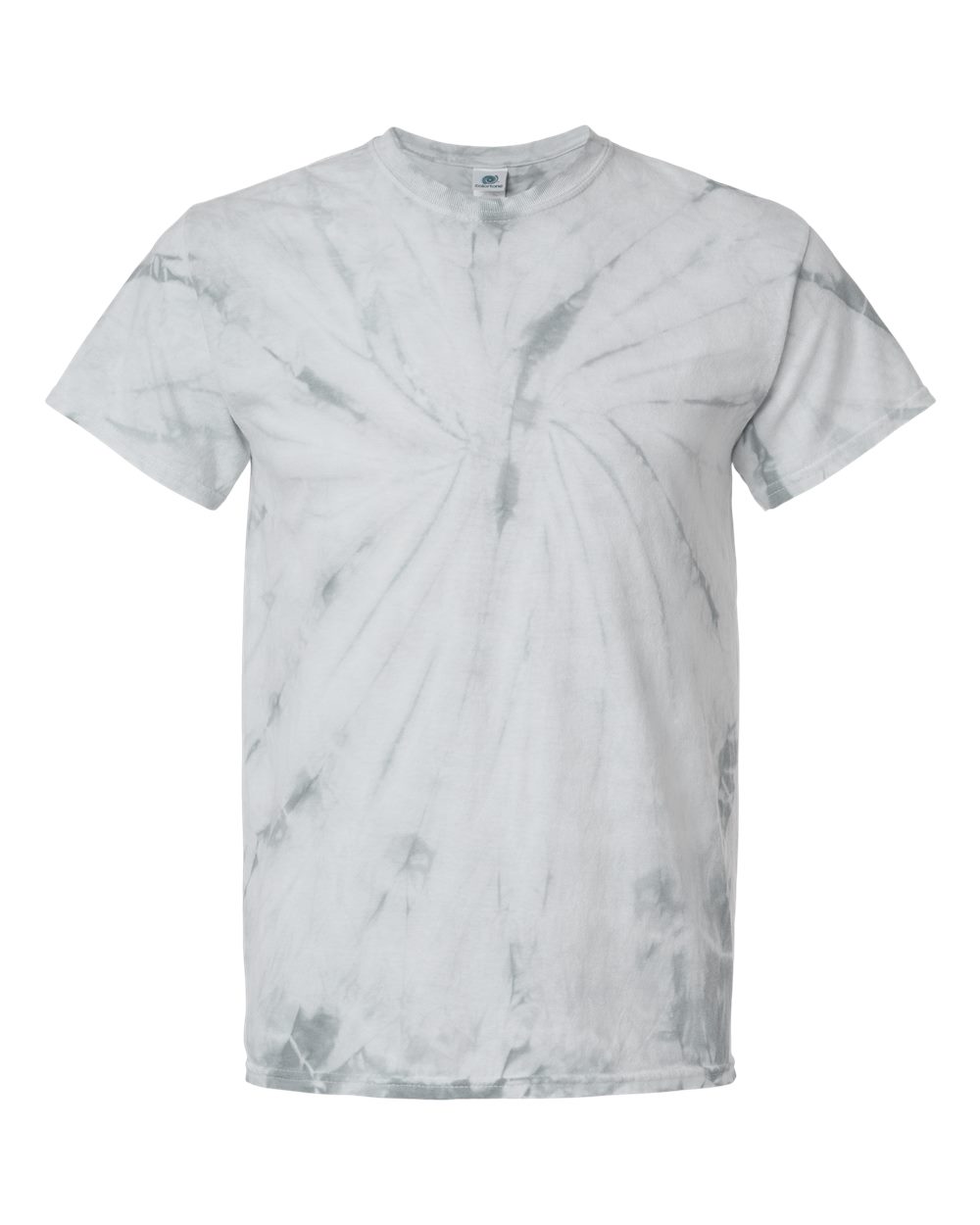Colortone Unisex Multi-Color Tie-Dyed T-Shirt. 1000 - Spider Silver