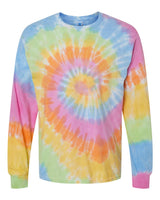 Colortone Unisex Tie-Dyed Long Sleeve T-Shirt. 2000 - Eternity