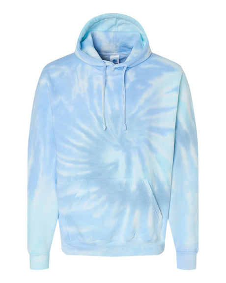 Colortone Unisex Tie-Dyed Hooded Sweatshirt. 8777 - Lagoon