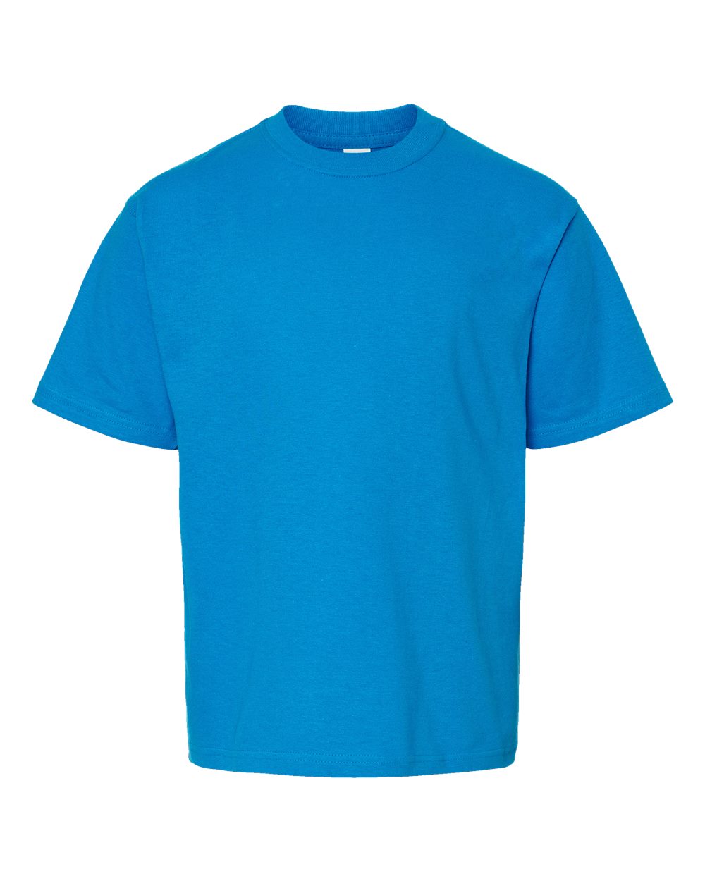 M&O Youth Gold Soft Touch T-Shirt. 4850 - Turquoise