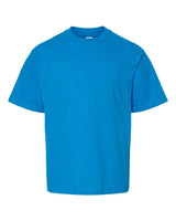 M&O Youth Gold Soft Touch T-Shirt. 4850 - Turquoise