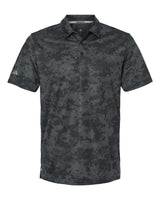 Adidas Men's All Over Camo Print Polo. A550 - Grey Six