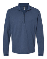 Adidas Men's 3-Stripes Quarter-Zip Sweater Pullover. A554 - Collegiate Navy Melange