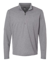 Adidas Men's 3-Stripes Quarter-Zip Sweater Pullover. A554 - Grey Three Melange
