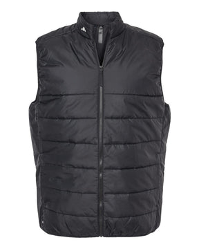 Adidas Men's Puffer Full-Zip Vest. A572 - Black