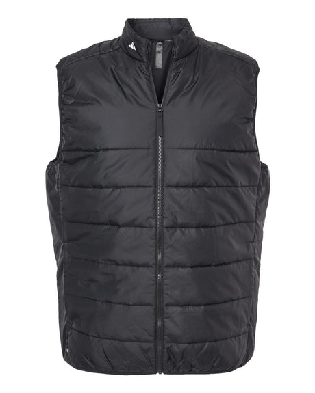 Adidas Men's Puffer Full-Zip Vest. A572 - Black