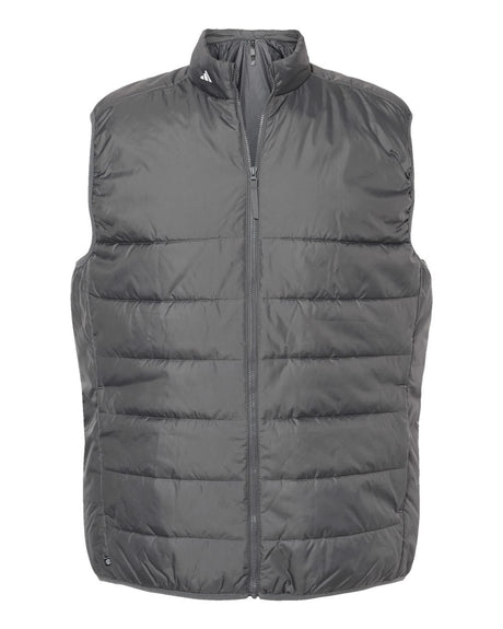 Adidas Men's Puffer Full-Zip Vest. A572 - Grey Five