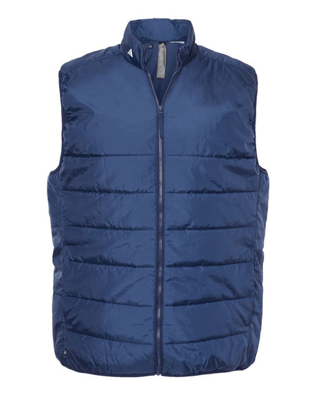 Adidas Men's Puffer Full-Zip Vest. A572 - Team Navy Blue