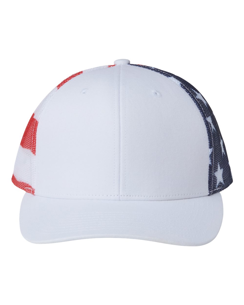 Kati Printed Mesh Trucker Cap. S700M - White/ USA Flag
