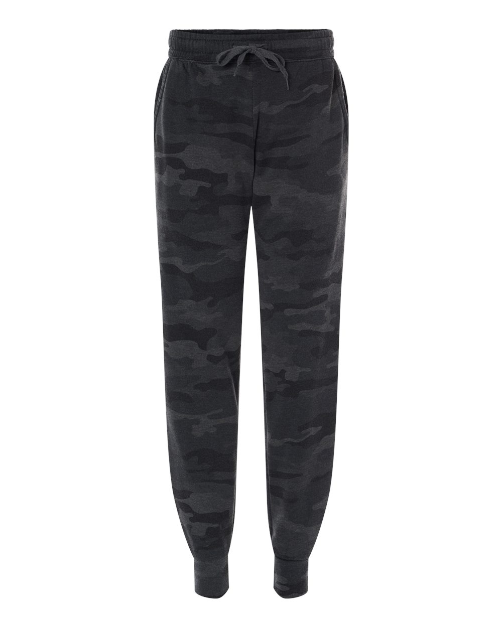 Independent Trading Co. Women's California Wave Wash Sweatpants. PRM20PNT - Black Camo Heather