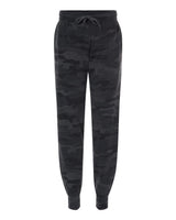 Independent Trading Co. Women's California Wave Wash Sweatpants. PRM20PNT - Black Camo Heather