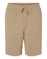 Independent Trading Co. Men's Midweight Fleece Shorts. IND20SRT - Sandstone