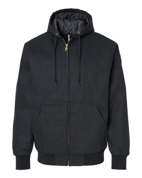 Independent Trading Co. Men's Insulated Canvas Workwear Jacket. EXP550Z - Black