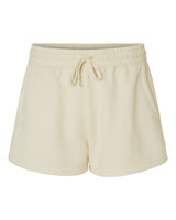 Independent Trading Co. Women’s Lightweight California Wave Wash Fleece Shorts. PRM20SRT - Bone