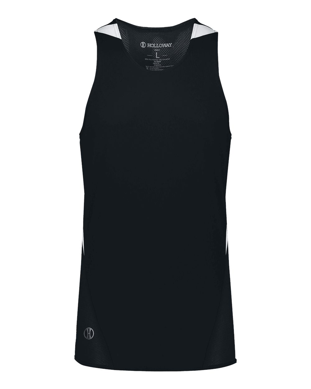 Holloway Unisex PR Max Track Jersey. 221035 - Black/ White