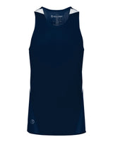 Holloway Unisex PR Max Track Jersey. 221035 - Navy/ White