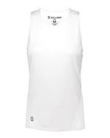 Holloway Women's PR Max Track Racerback Jersey. 221335 - White