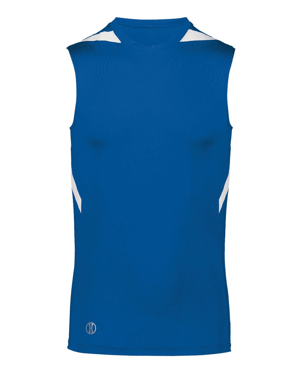Holloway Unisex PR Max Compression Jersey. 221037 - Royal/ White