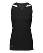 Holloway Women's PR Max Compression Racerback Jersey. 221337 - Black/ White
