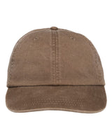 Adams Headwear Optimum Pigment-Dyed Dad Hat. LP101 - Mississippi Mud