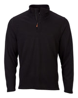 Boxercraft Unisex Sullivan Quarter-Zip Pullover. BM5201 - Black