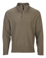 Boxercraft Unisex Sullivan Quarter-Zip Pullover. BM5201 - Green Heather