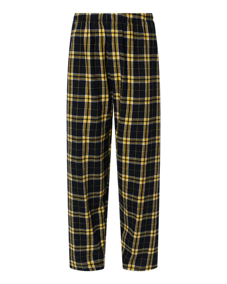 Boxercraft Men's Harley Flannel Pants. BM6624 - Black/ Gold