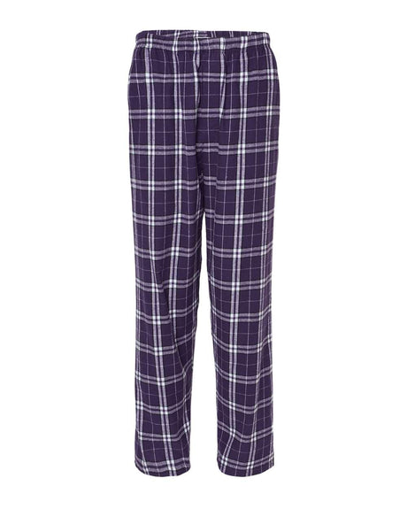 Boxercraft Men's Harley Flannel Pants. BM6624 - Purple/ White Plaid