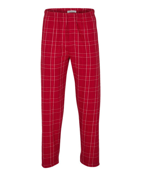 Boxercraft Men's Harley Flannel Pants. BM6624 - Crimson Field Day Plaid