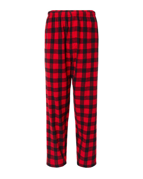 Boxercraft Men's Harley Flannel Pants. BM6624 - Red/ Black Buffalo